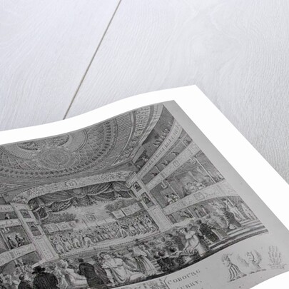 The Royal Cobourg Theatre, Surry, 1818 by English School