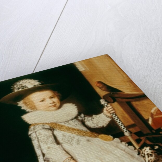 Portrait of a Young Boy with a Golf Club and Ball by Jan Anthonisz. van Ravesteyn