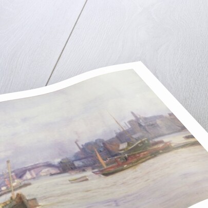 Shipping on the Thames by Charles William Wyllie