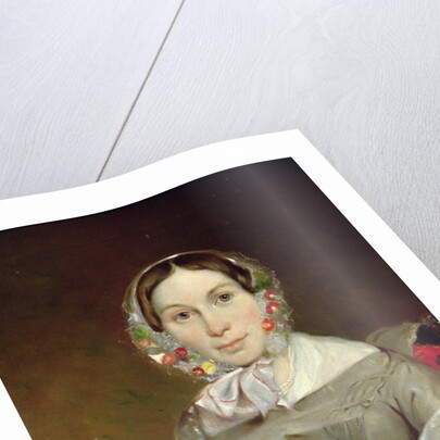 Portrait of Eliza Sophia Tilley, 19th century by Thomas Bock