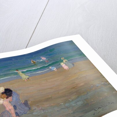 The Beach, Trouville by Emmanuel Phillips Fox
