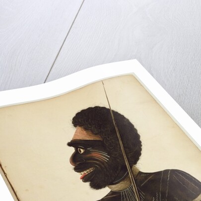 Cobbawn Wogi, native chief of Port Stephen, NSW, 1820 by Richard Browne