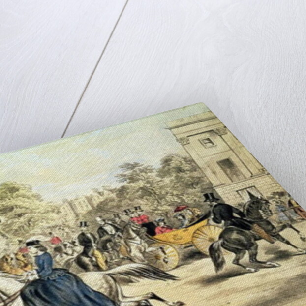 Riding in Rotten Row, Hyde Park by John Ritchie