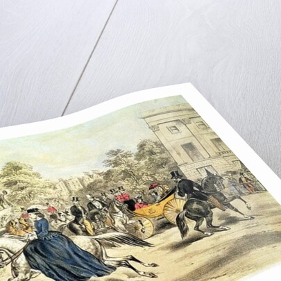 Riding in Rotten Row, Hyde Park by John Ritchie