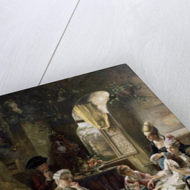 The Chess Players, 1887 by Carl Herpfer