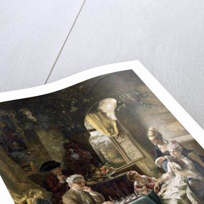 The Chess Players, 1887 by Carl Herpfer