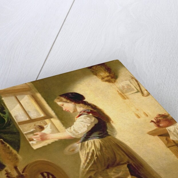 Feeding the Birds in Winter by Hubert Salentin