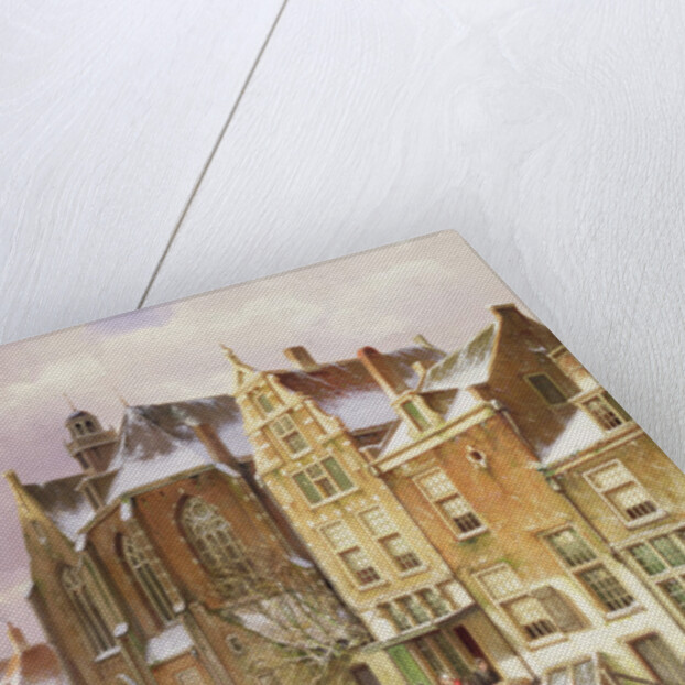 Snow in Amsterdam by Willem Koekkoek