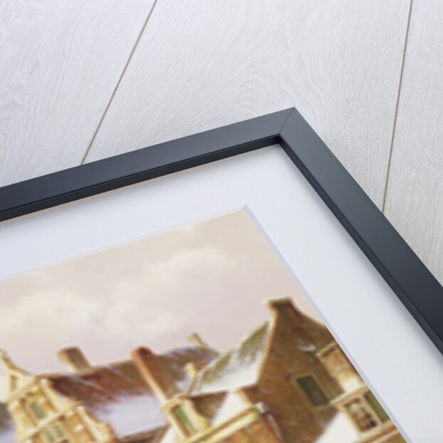 Snow in Amsterdam by Willem Koekkoek