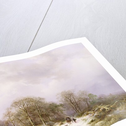 On the Way to Market by Barend Cornelis Koekkoek