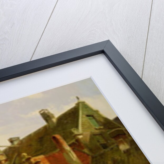 Man with a Wheelbarrow by Willem Koekkoek