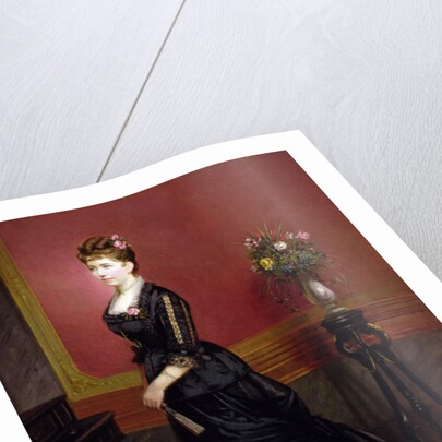 Lady in Black by Edouard Ender