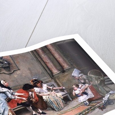 The First Steps by Emile August Pinchart