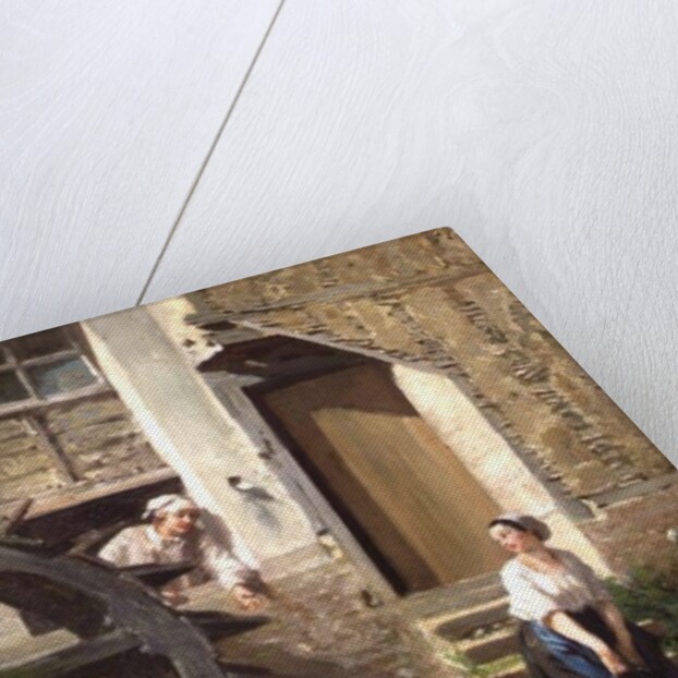 The Miller and his Sweetheart by Prudent Louis Leray