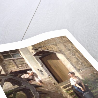 The Miller and his Sweetheart by Prudent Louis Leray