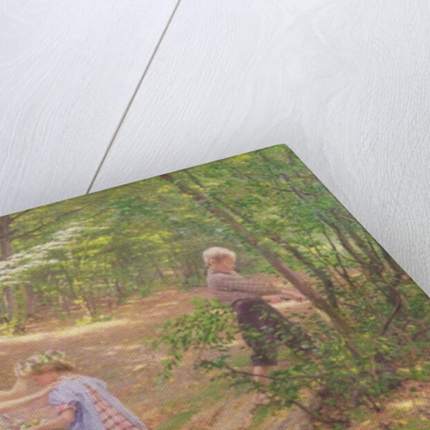 A Garland of Flowers, 19th century by Frigyes Friedrich Miess