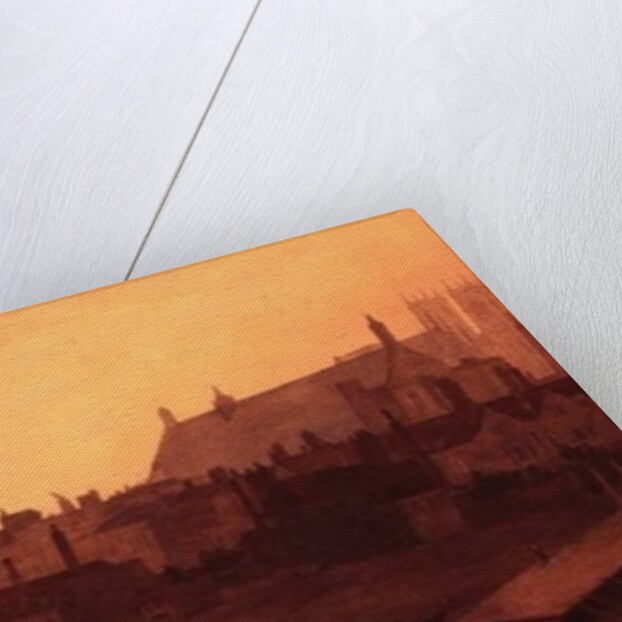 Westminster Abbey and Hall and Old Houses of Parliament by Peter de Wint