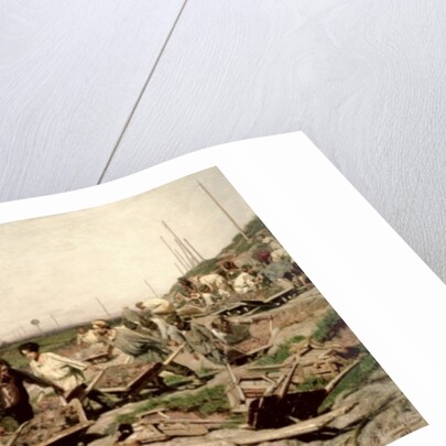 Repairing the Railway, 1874 by Konstantin Apollonovich Savitsky