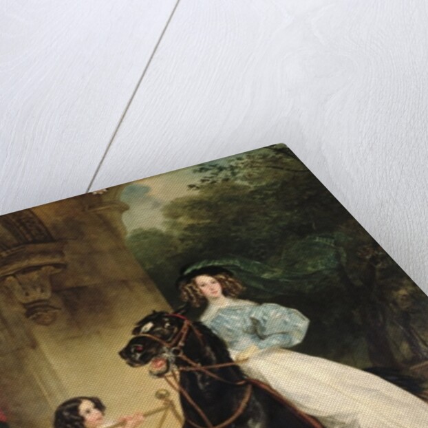 The Horsewoman, Portrait of Giovanina and Amacilia Paccini, wards of Countess Samoilova, 1832 by Karl Pavlovich Bryullov