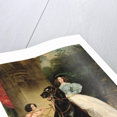 The Horsewoman, Portrait of Giovanina and Amacilia Paccini, wards of Countess Samoilova, 1832 by Karl Pavlovich Bryullov