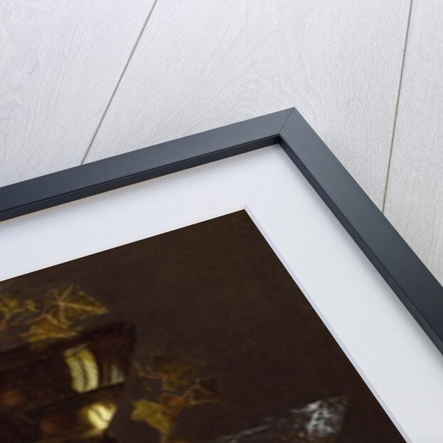 A Still Life with a Glass and Fruit on a Ledge by Wilhelm Ernst Wunder