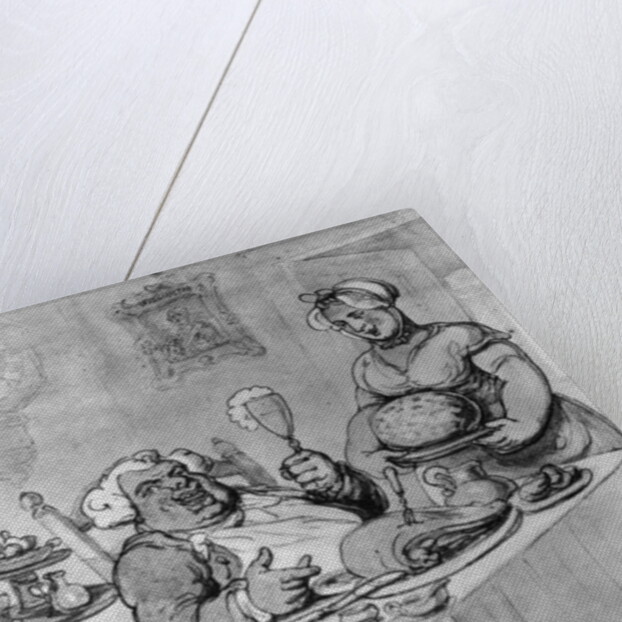 A Good Meal by Thomas Rowlandson