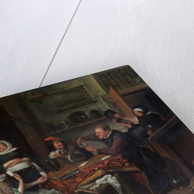 The Card Players by Jan Havicksz. Steen