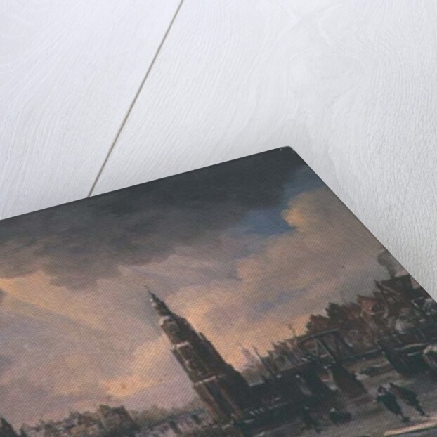 Town on a Frozen River by Aert van der Neer