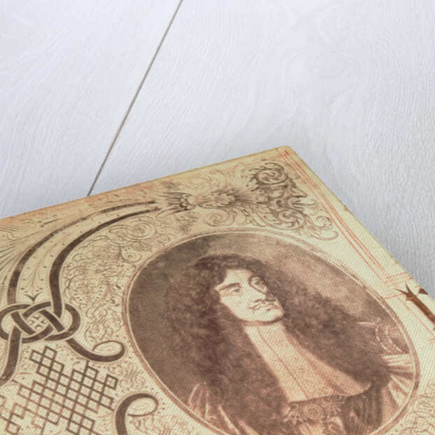 Portrait of Charles II from the Hudson's Bay Company Charter, 2nd May 1670 by English School