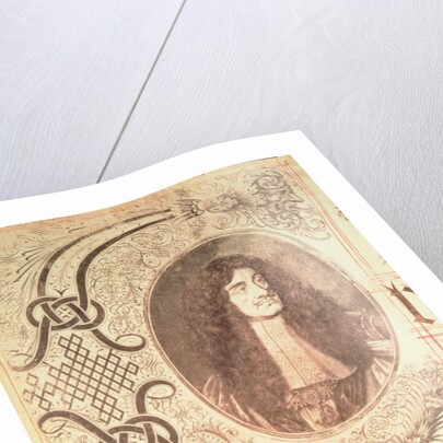 Portrait of Charles II from the Hudson's Bay Company Charter, 2nd May 1670 by English School