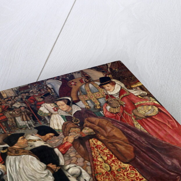 Queen Mary and Princess Elizabeth entering London in 1553, 1910 by John Byam Liston Shaw