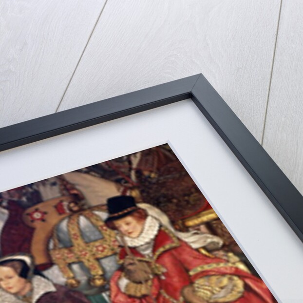 Queen Mary and Princess Elizabeth entering London in 1553, 1910 by John Byam Liston Shaw