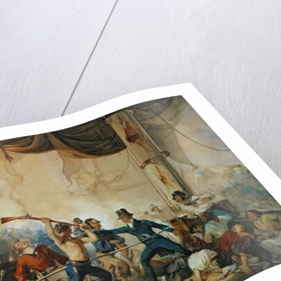 The Melee on Board the Chesapeake, 1813 by Anonymous Anonymous