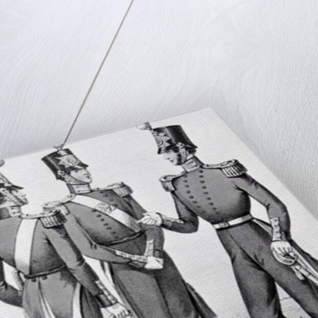 Old 54th Foot early 19th century by English School