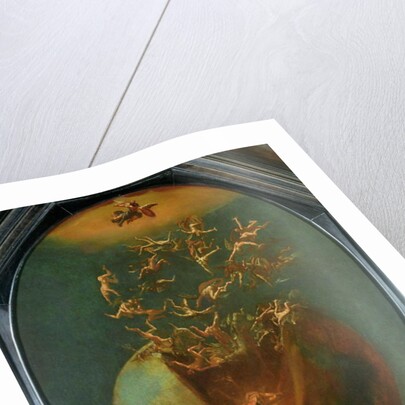 Fall of Satan and the Rebel Angels from Heaven by Jakob Isaaksz Swanenburgh