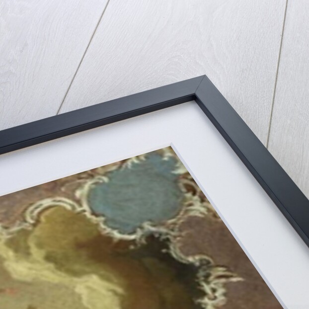 Modello for a ceiling decoration depicting Ceres with the fruits of the earth with Time overcoming Envy and Flora offering Flowers to Apollo by Martin Knoller