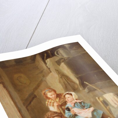 Dressing the Dolly by Joseph-Athanase Aufray