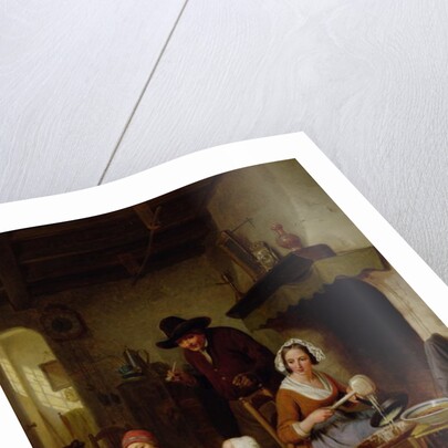 Pancake Day, 1845 by Basile de Loose