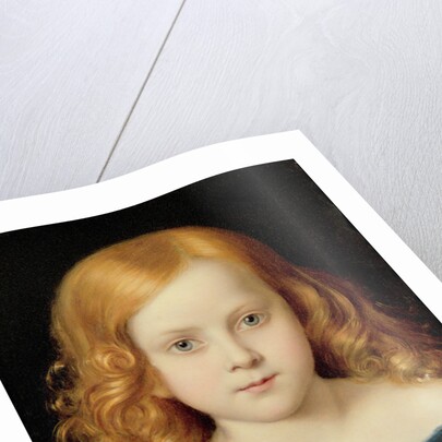 Portrait of the Artist's Daughter by Charles West Cope