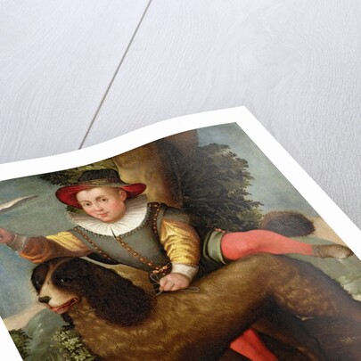 Boy and Dog, `Bibius Vincit' by Sofonisba Anguissola