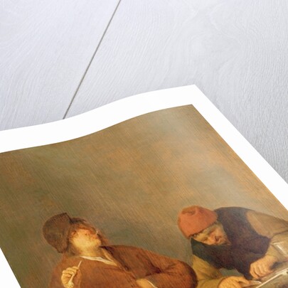 Two Smokers in an Interior, 1643 by Adriaen Jansz. van Ostade