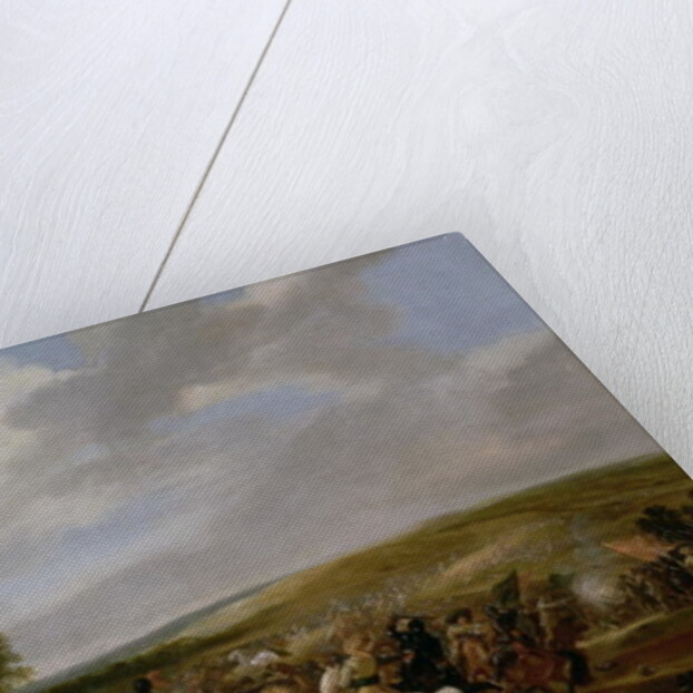 Battle Scene at Lutzen between King Gustavus Adolfus of Sweden against the Troops of Wallenstein, 1632 by Palamedes Palamedesz