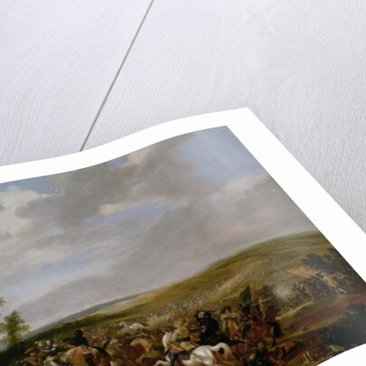 Battle Scene at Lutzen between King Gustavus Adolfus of Sweden against the Troops of Wallenstein, 1632 by Palamedes Palamedesz