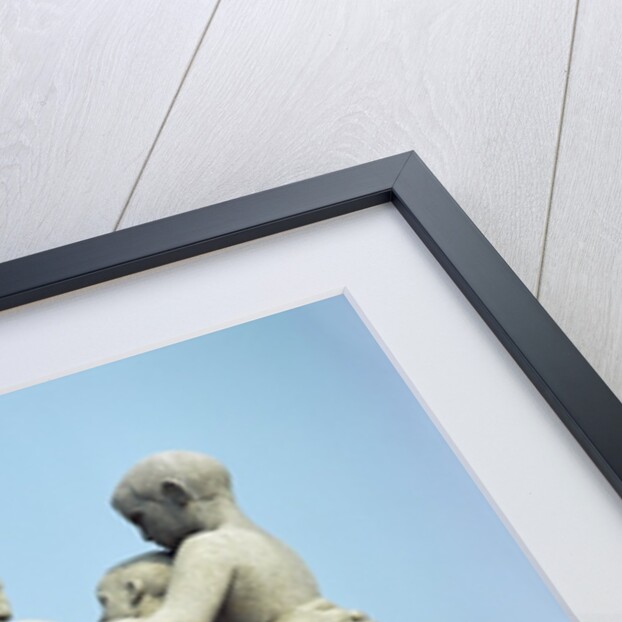 Old Man Embracing Four Young Boys by Gustav Vigeland