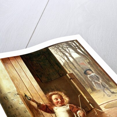 Children in a Doorway with 'Golf' Sticks, c.1658-60 by Pieter de Hooch