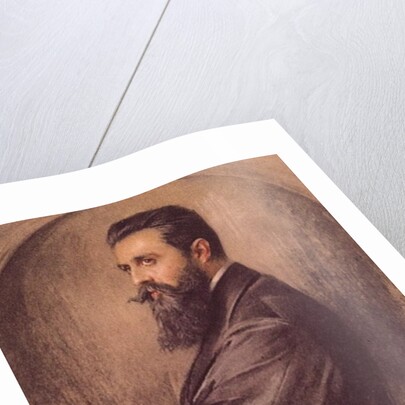 Portrait of Theodor Hertzl by Anonymous Anonymous