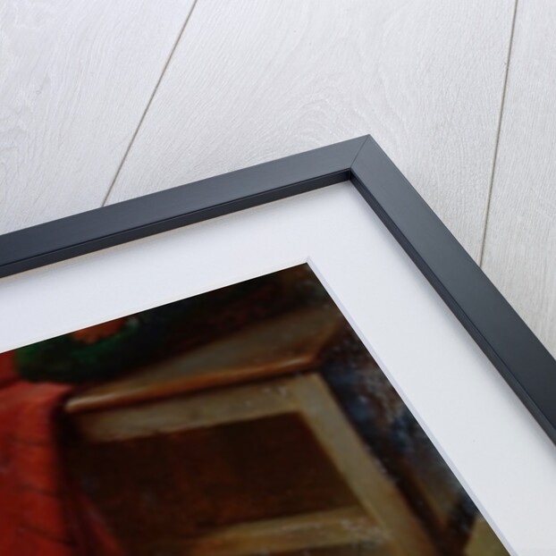 A Collie with Fox Terrier Puppies, 1913 by Walter Hunt