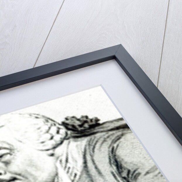 Temperance Enjoying a Frugal Meal, caricature of George III and Queen Charlotte by James Gillray