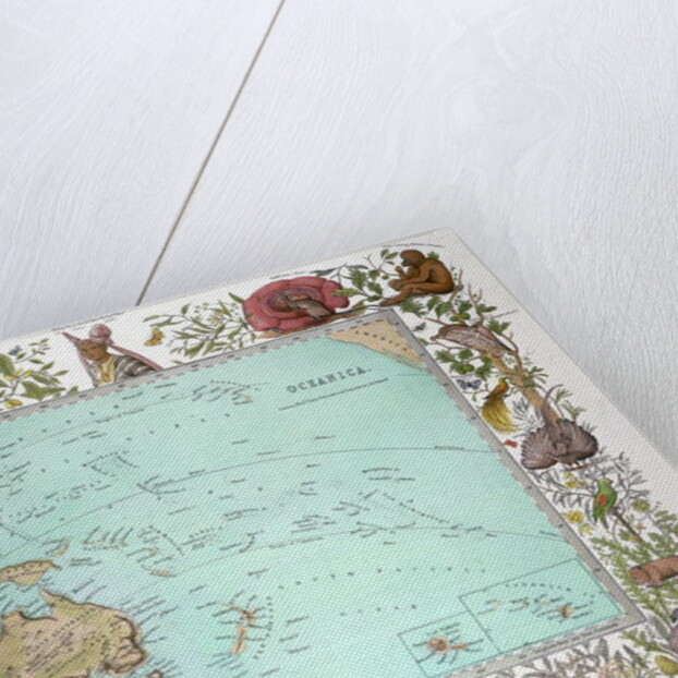 Oceanica, from Vogel's 'Physical Atlas', c.1850 by German School