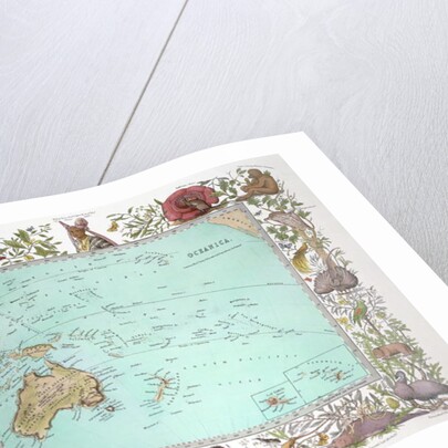 Oceanica, from Vogel's 'Physical Atlas', c.1850 by German School